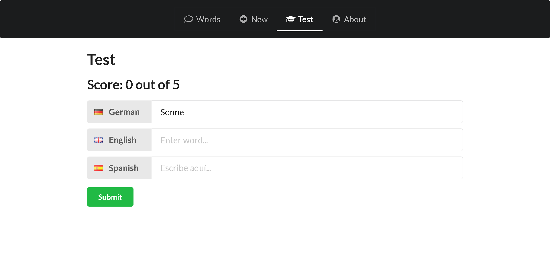 Vocab Builder - Quiz